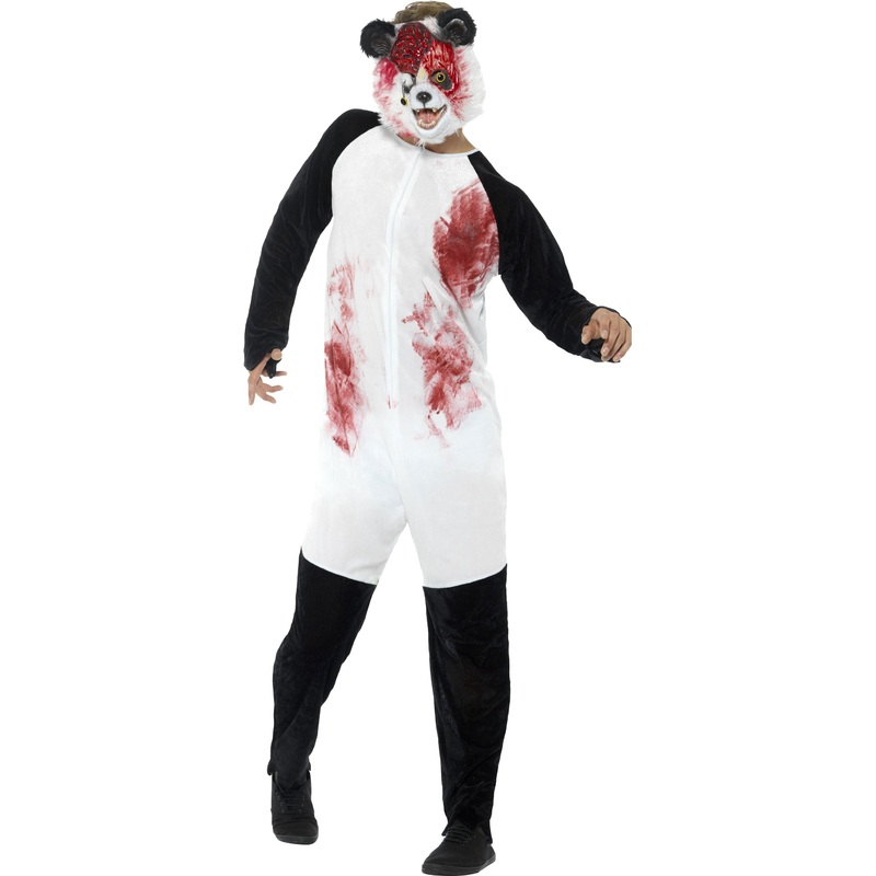 Zombie panda costume M