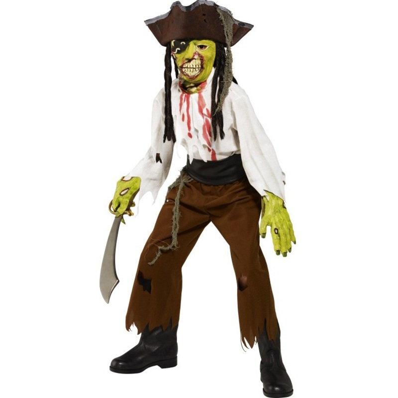 Zombie pirate child costume