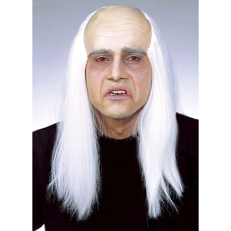 Zombie wig with white hair