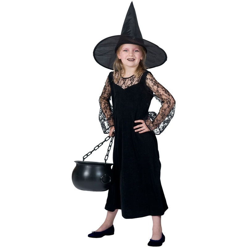 Black melody witch children's costume 116