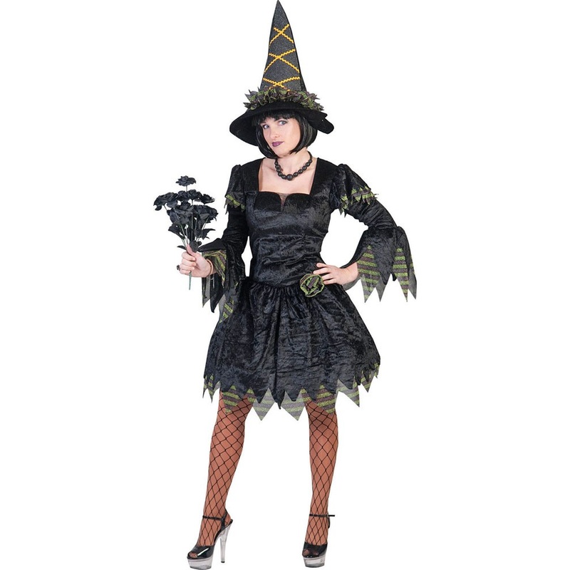 Black Verelda forest witch costume 36-38