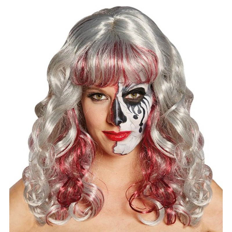 Bloodstained women's wig