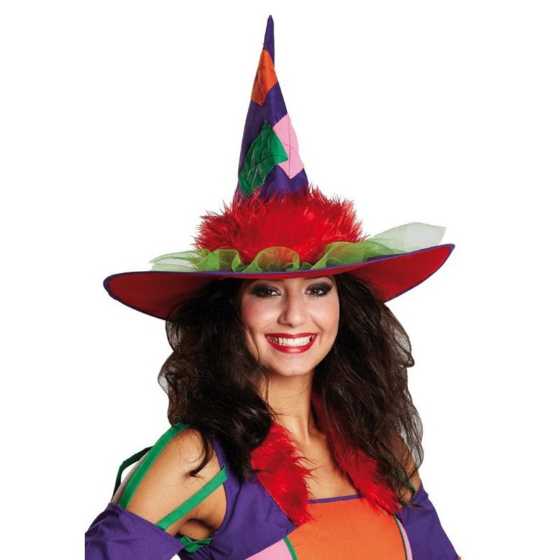 Colorful Colorina witch hat
