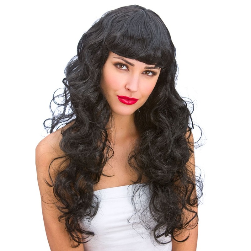 Curly Wig Monika Black