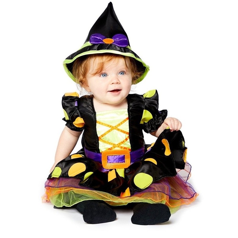Dot witch costume for babies and toddlers