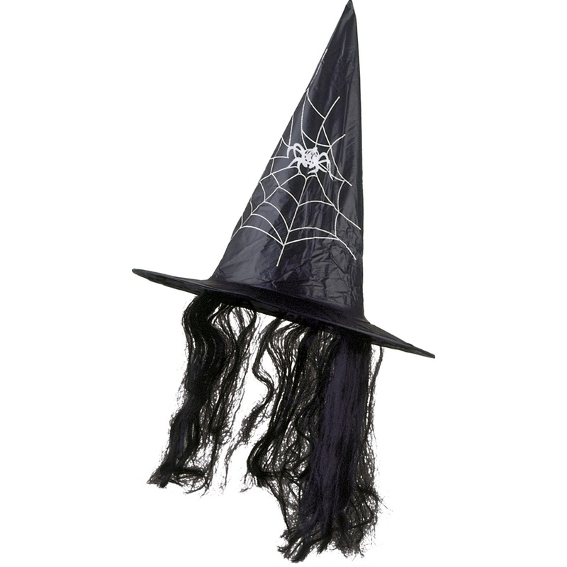 Falco spider witch hat with hair