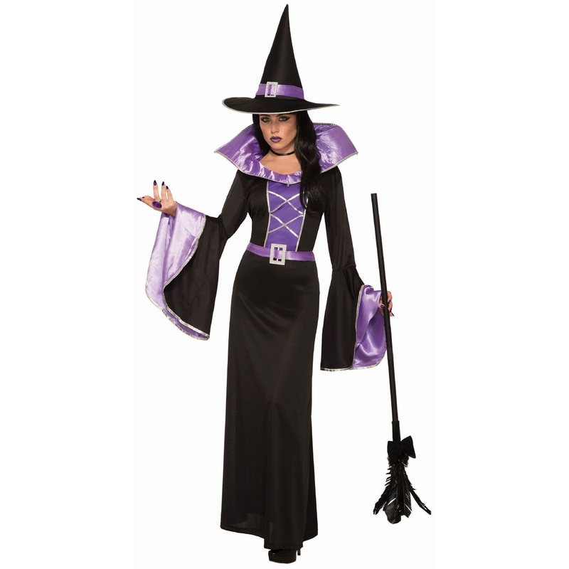 Lavender witch costume for women