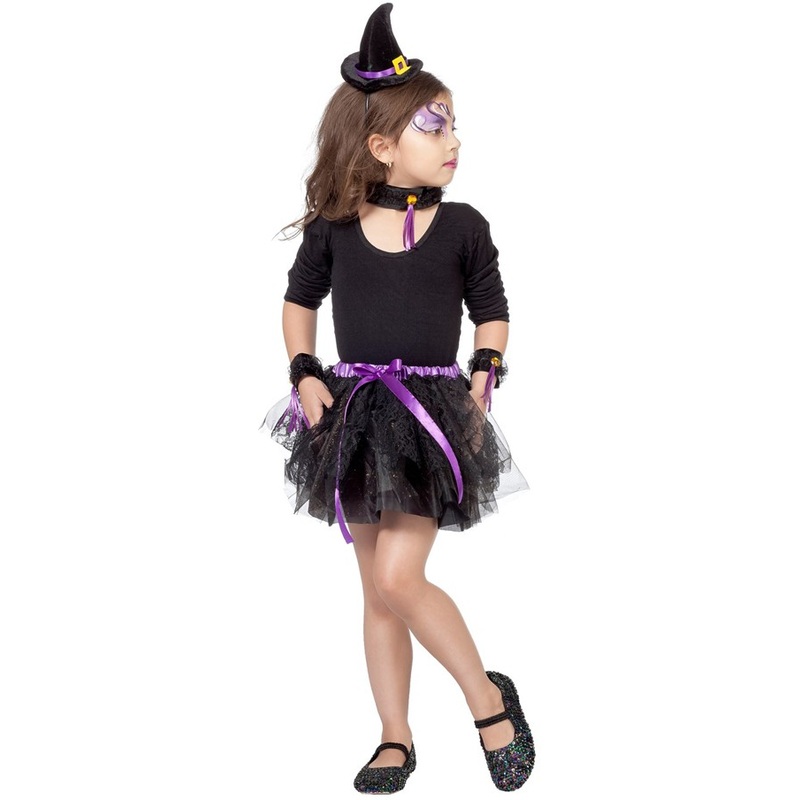 Little Witch Walburga 4-part children's costume
