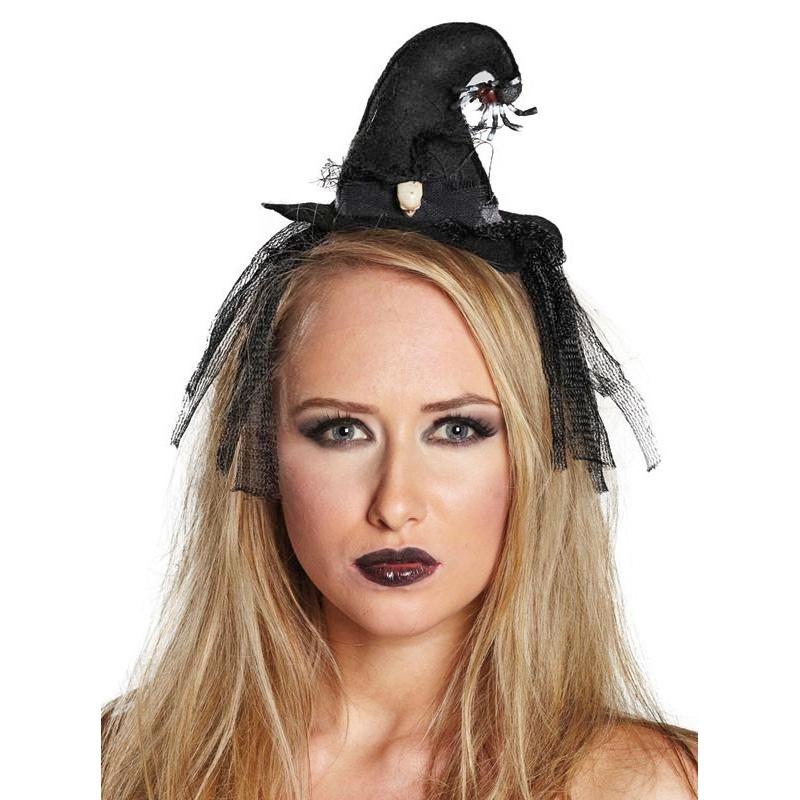 Miniature witch hat Tiffy Black