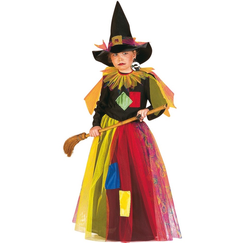 Patched Wilnari witch costume for children 116