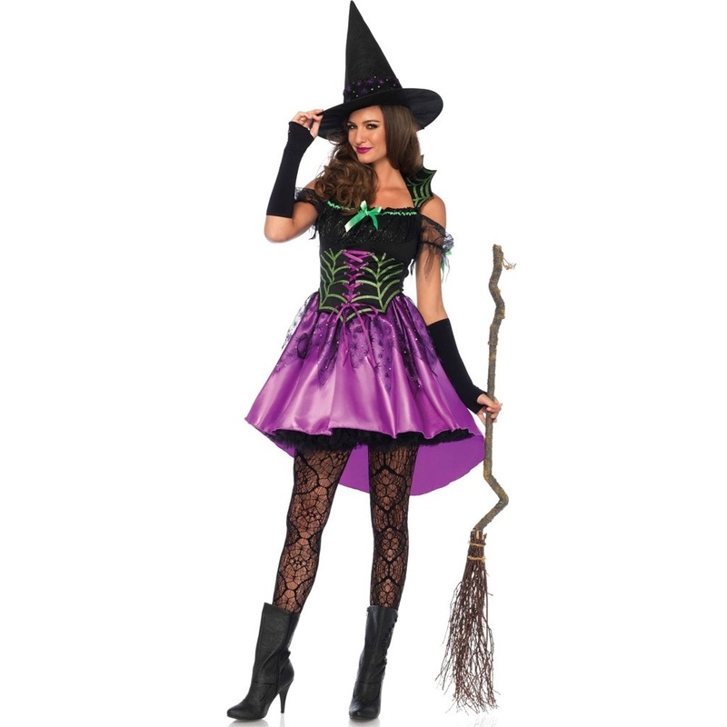 Spider witch ladies costume S