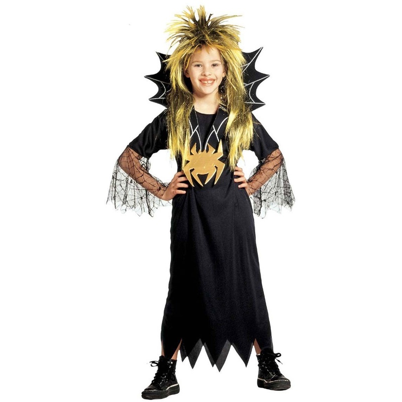 Spidergirl costume black spike collar 128