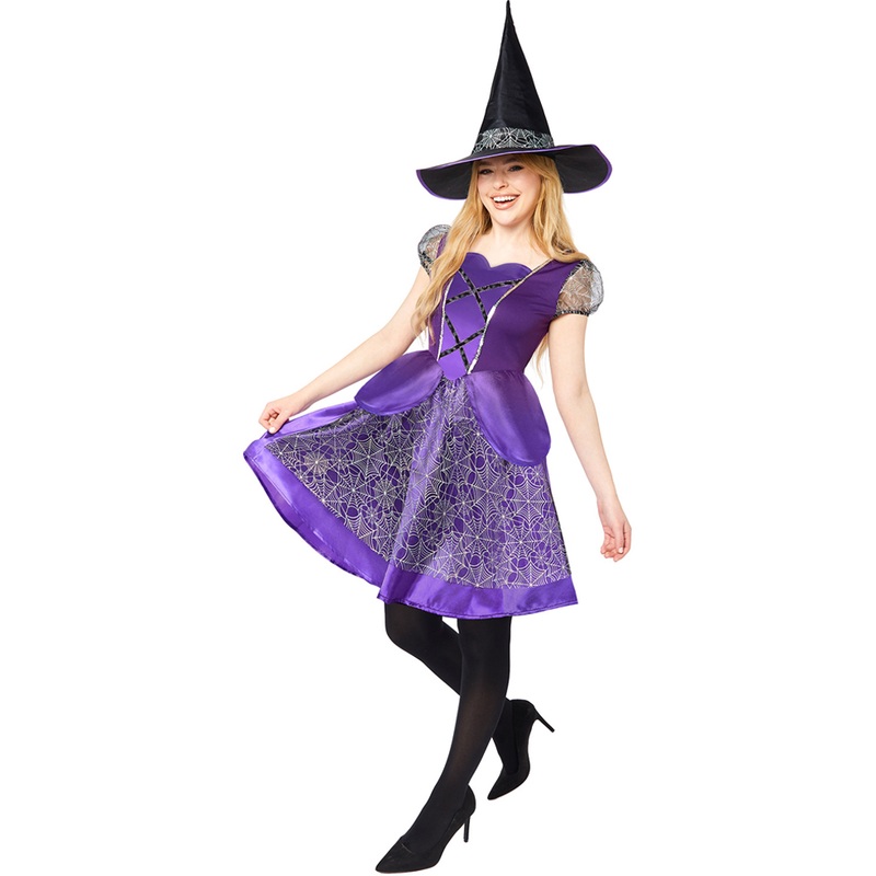 Violetta spider witch ladies costume 32-34