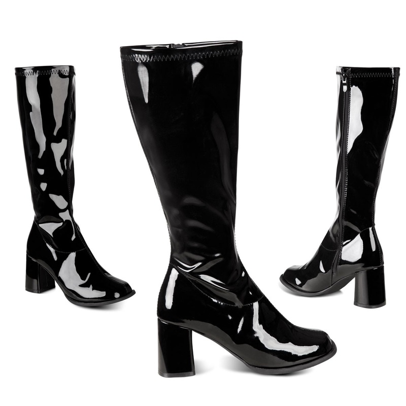 70s patent leather boots