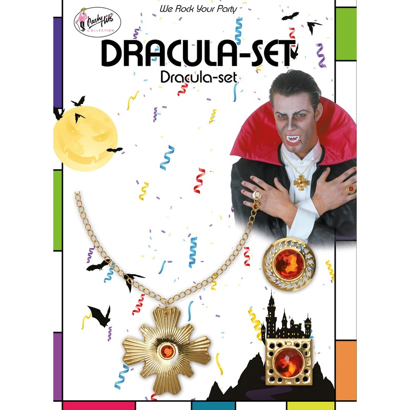 Gold jewelry set Dracula