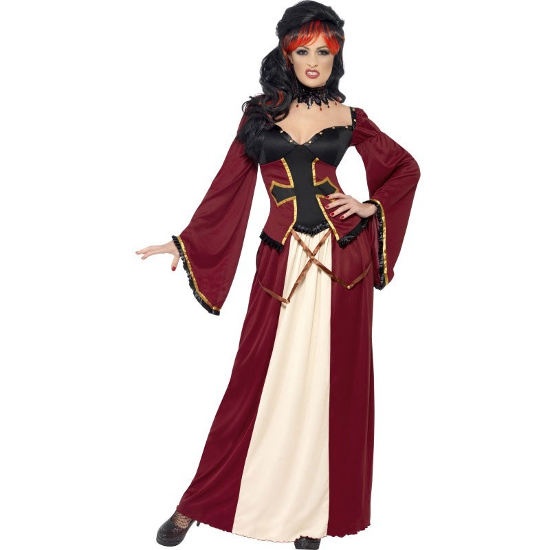 Gothic lady medieval robe ladies vampire princess S