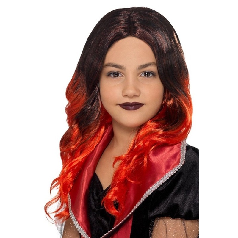 Halloween children's wig red