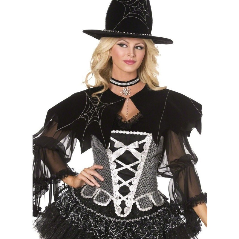 Horror shred cape in black