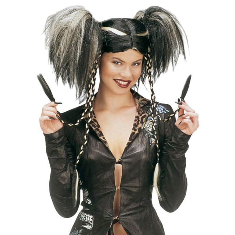 Naughty brat wig with strands ladies