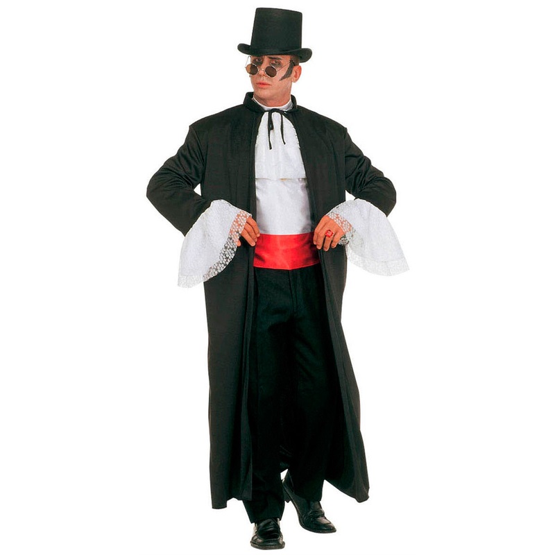 Vampire costume Dracula men 3tld ruffles M-L