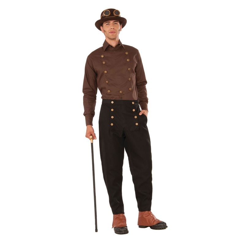 Brown Kolja steampunk shirt