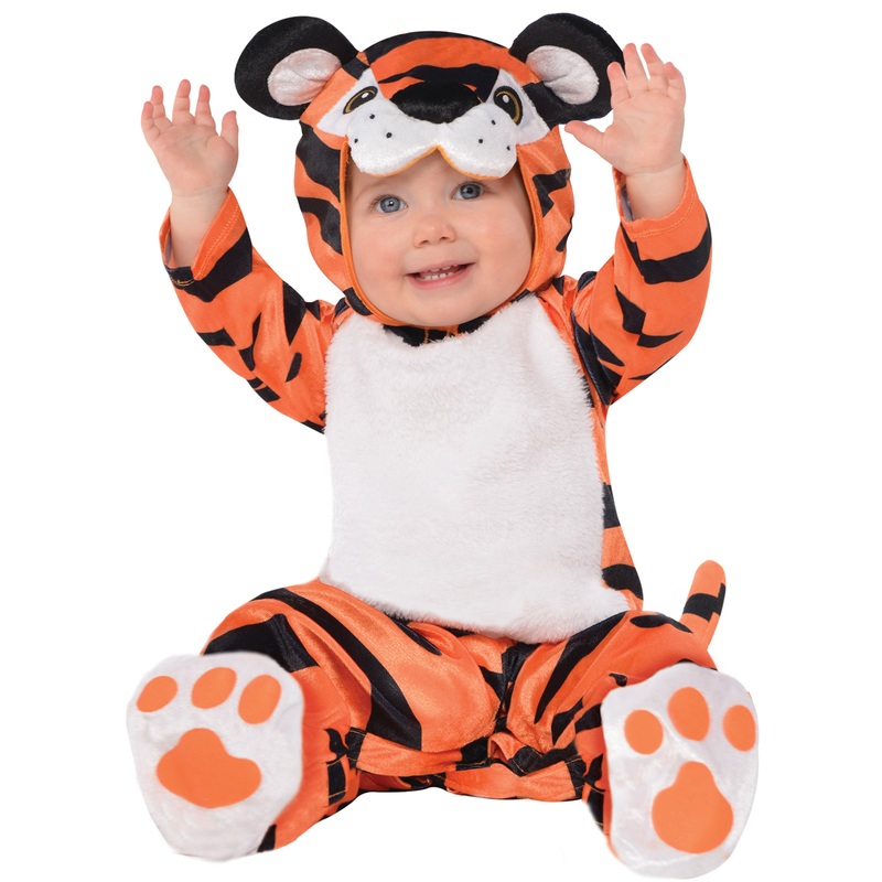 Cuddly tiger Timon baby overall