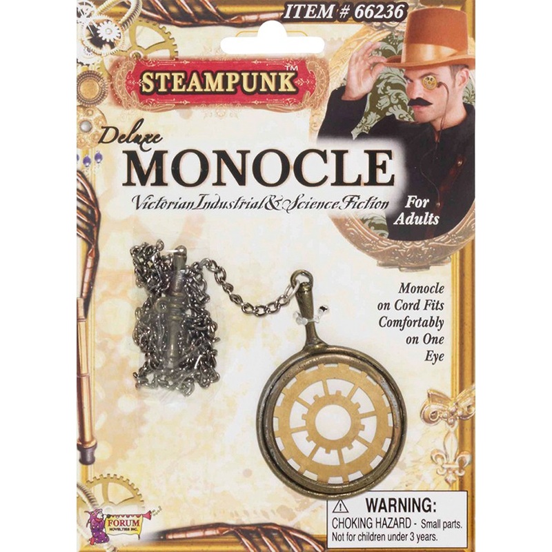 Elegant steampunk monocle