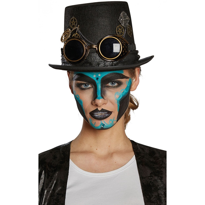 Extravagant steampunk top hat
