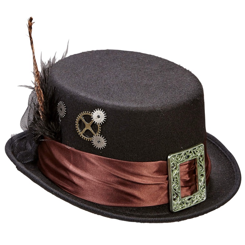 Futuristic steampunk top hat