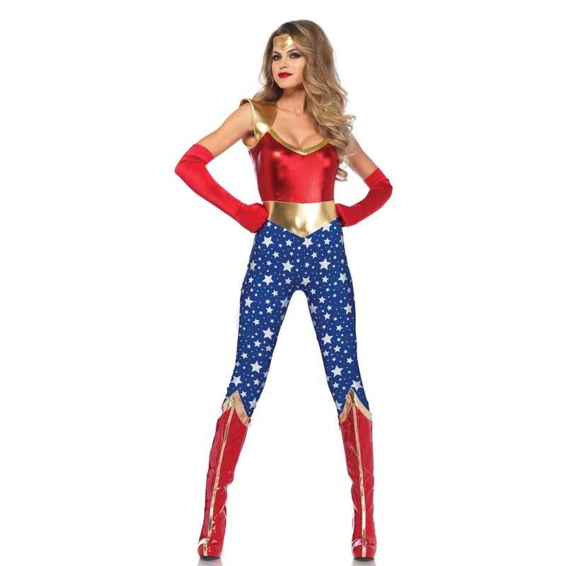 Jenni superhero catsuit with headband S