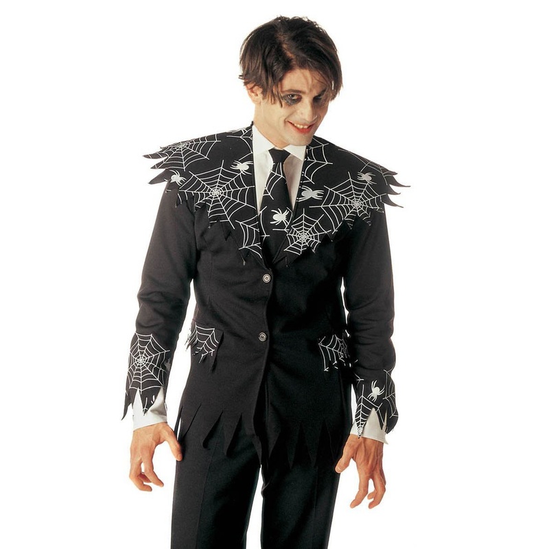Noble cobweb jacket black with tie