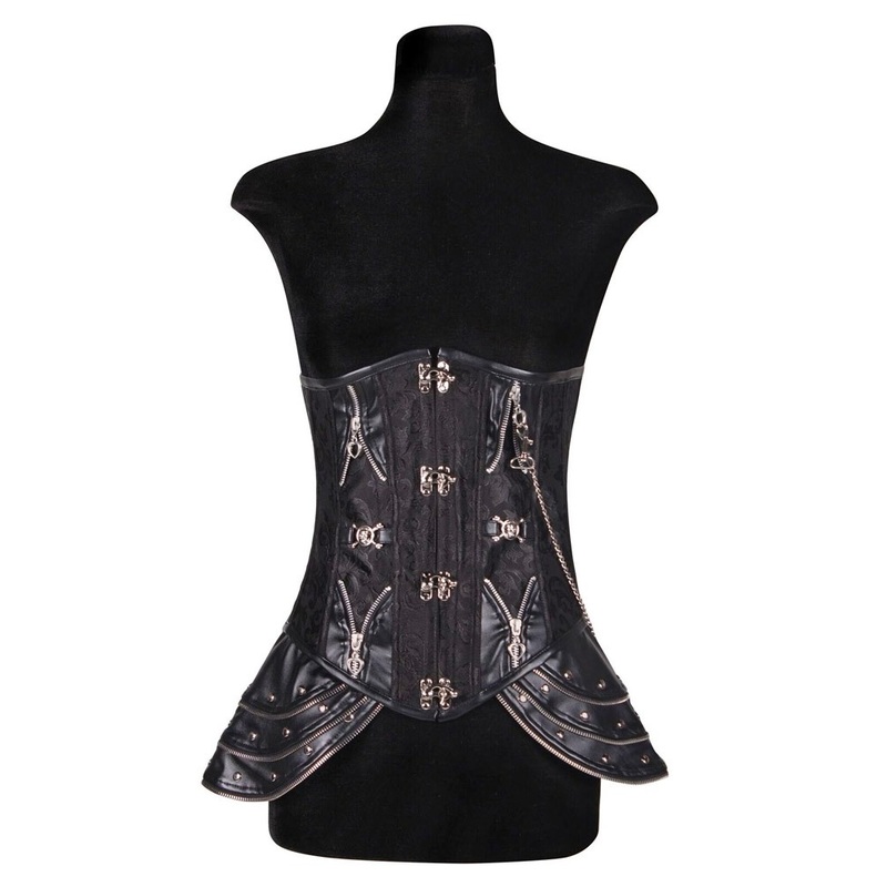 Steampunk Corsage Vicky Black S