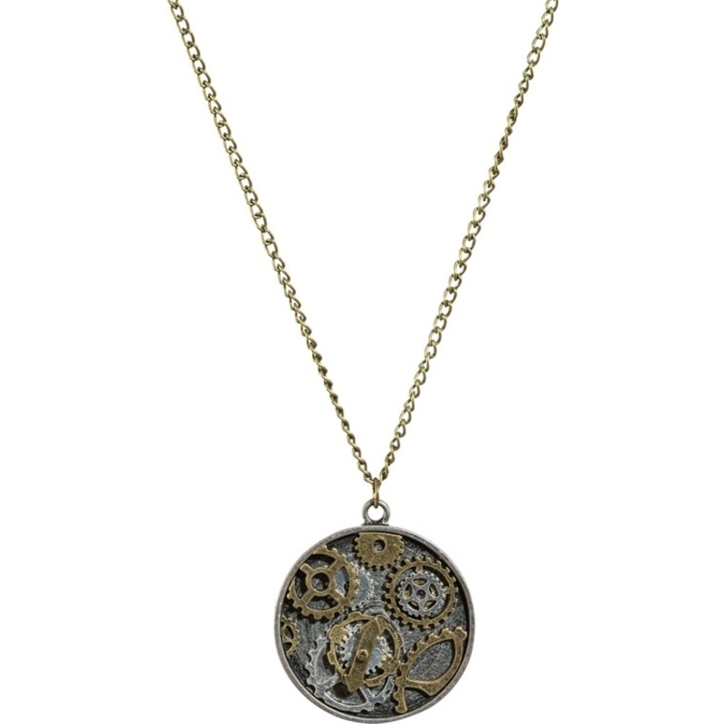 Steampunk interchangeable necklace 4 parts