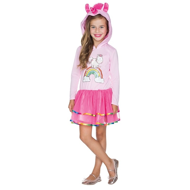 Unicorn Theodor hooded dress for children 104
