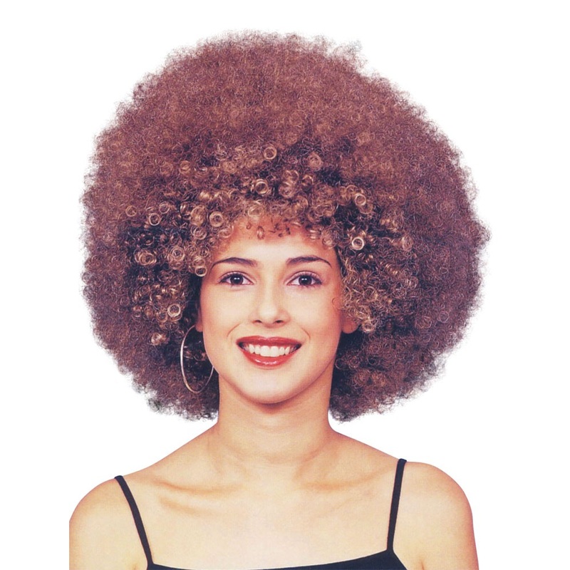 Afro lady wig lady
