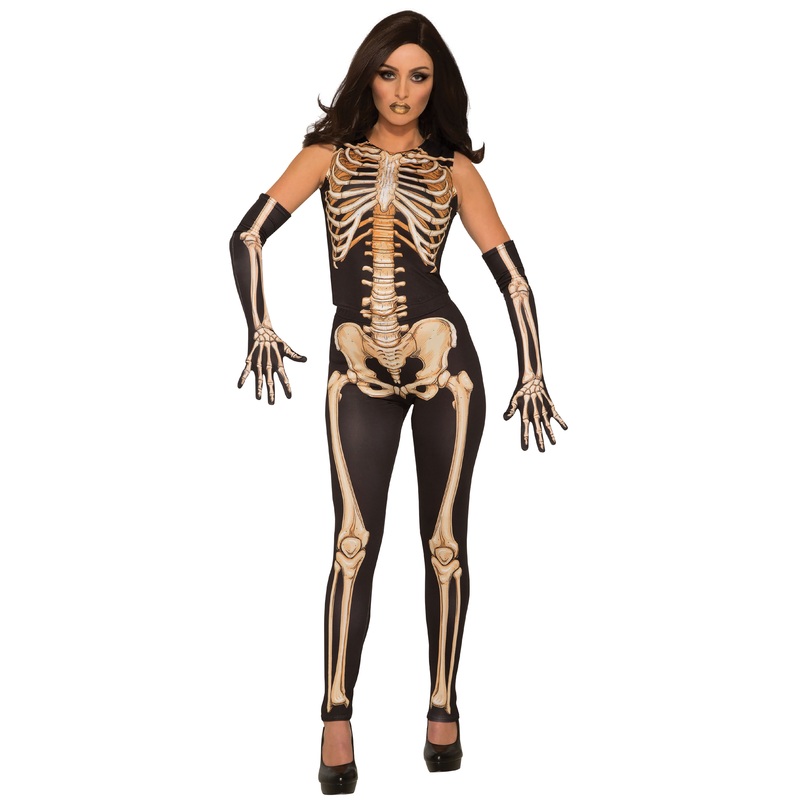 Bone Lady jumpsuit ladies costume