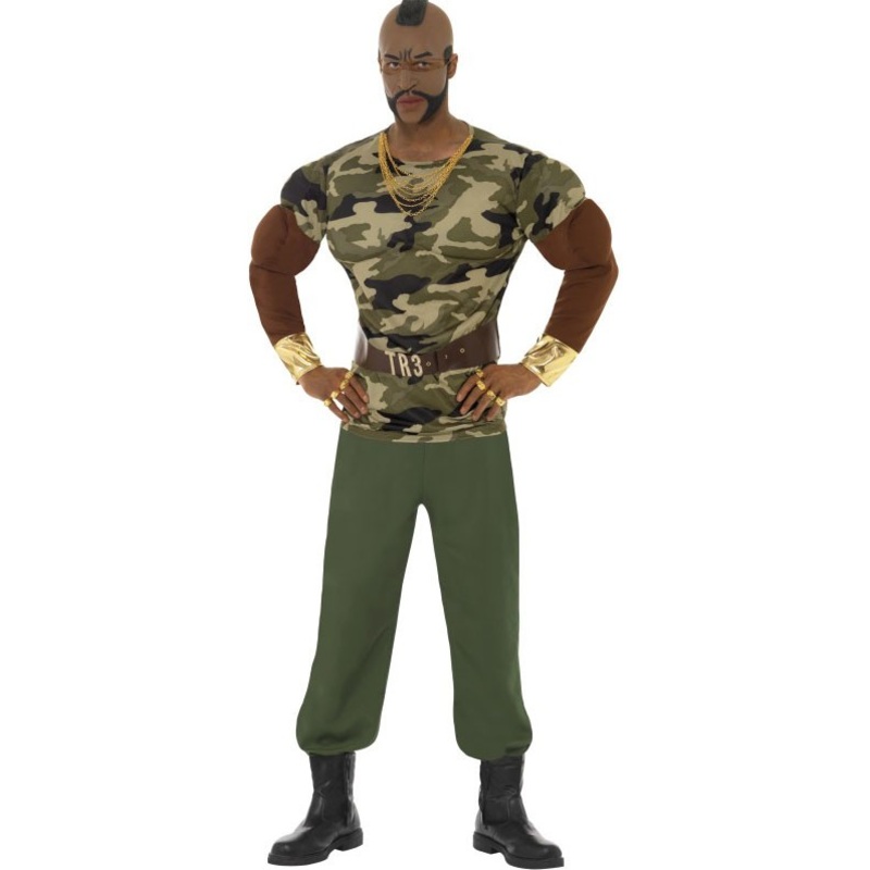 Camouflage Mr T A-Team costume M