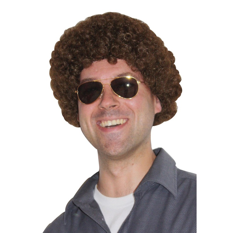 Curly wig Atze brown
