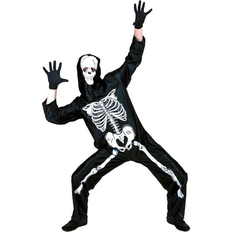 Gloomy skeleton men's costume 48-50