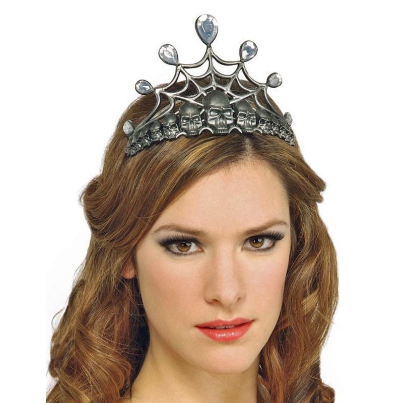 Gothic crown tiara spider web Halloween