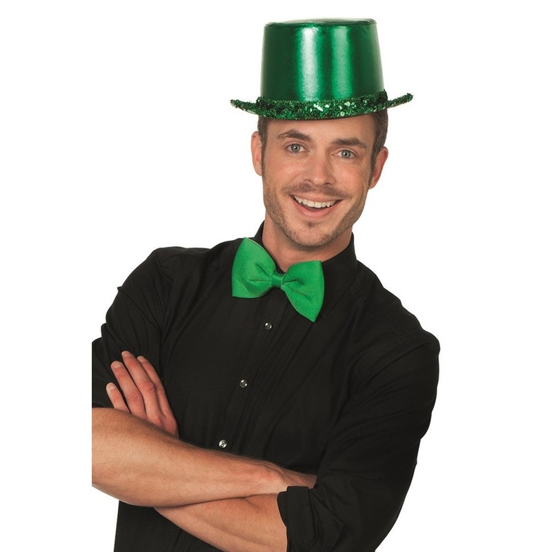 Green party night bow tie
