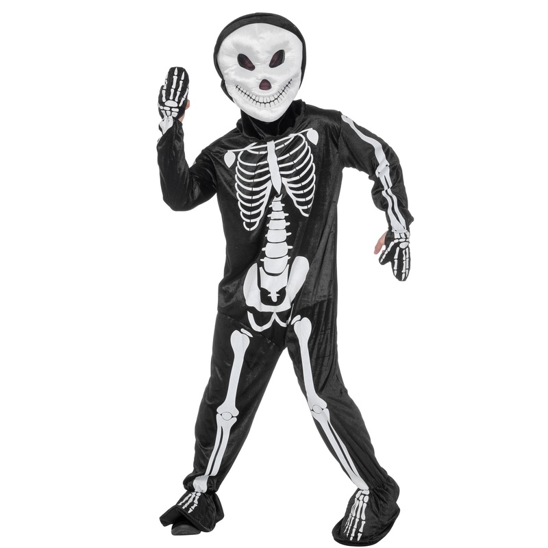 Little Halloween skeleton monster costume