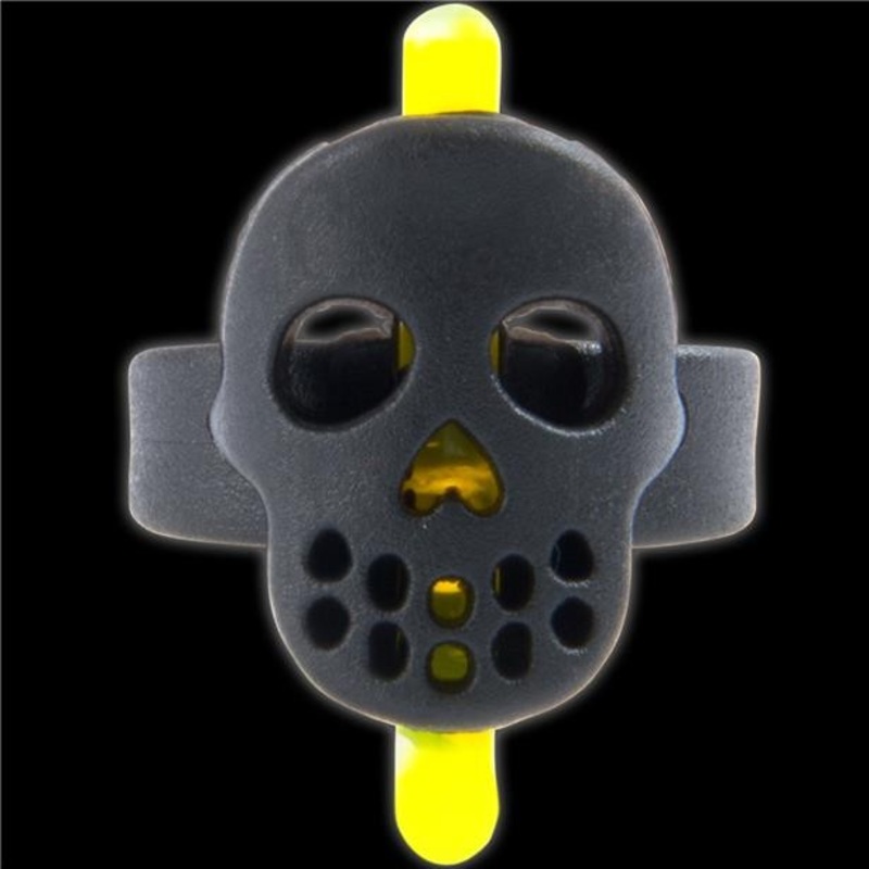 Luminous skull ring