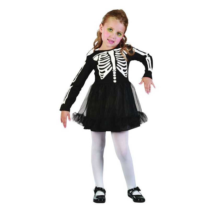 Mini skeleton Lucy girl costume