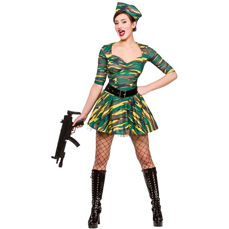 Miss Military soldier costume XS