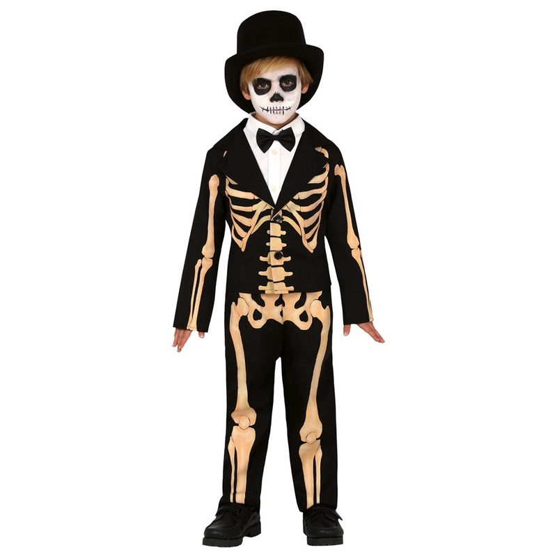 Mr Bone skeleton costume for children