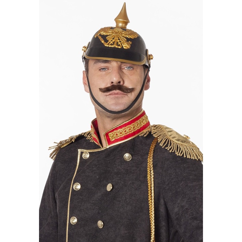 Prussian soldier pimple helmet