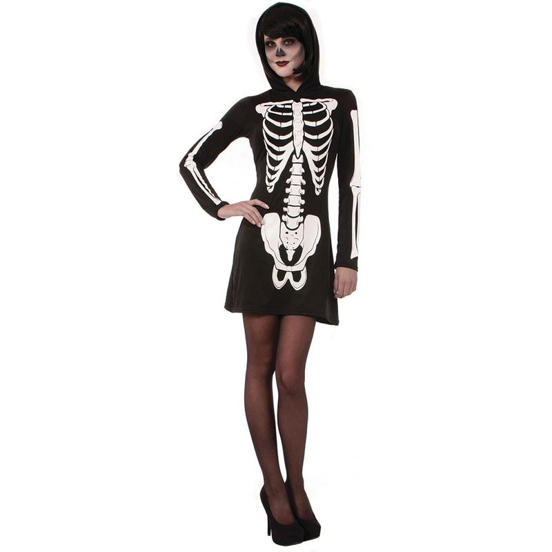 Skeletal body dress for women