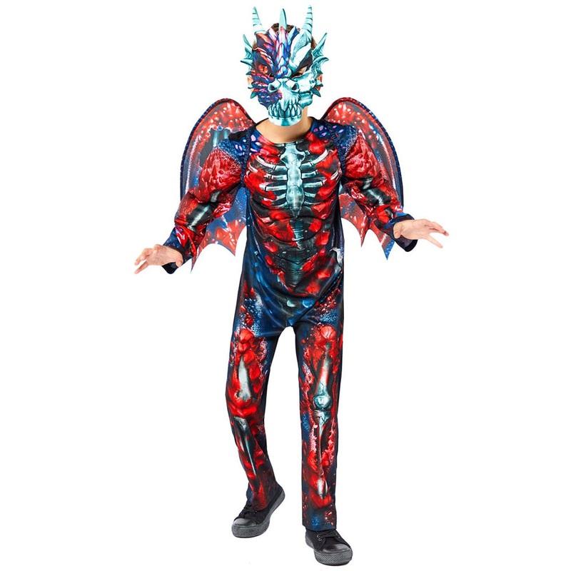 Skeleton dragon kids costume