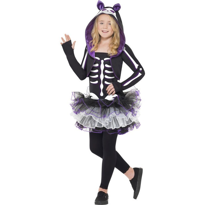 Skeleton kitty cat costume